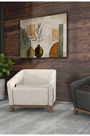 Kanvas Tablo Soyut Vazolar Dekoratif Kanvas Tablo 30 X 40