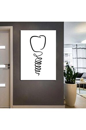Poliklinik Klinik Hastane Dekorasyonu Medikal Hastane Tabloları KanvasSepeti
