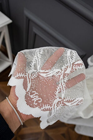 Farbateks Dikim Seher Boncuklu Kruvaze Yanki Tiyatro Tül Perde