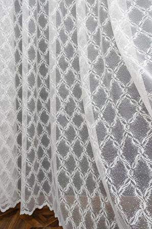 Farbateks Dikim Seher Desen Yeni Tasarım Desen 2kat Pileli Ütü Istemez Tül Perde