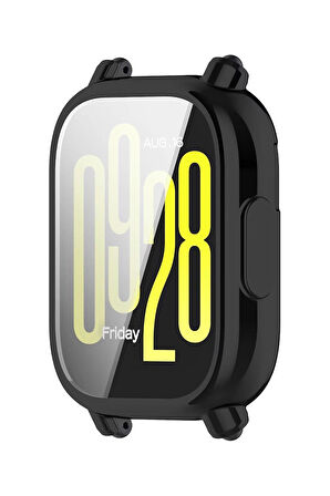 Redmi Watch 5 Active ile Uyumlu Kasa Ve Ekran Koruyucu 360 Tam Koruma Silikon Kılıf