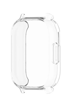 Redmi Watch 5 Active ile Uyumlu Kasa Ve Ekran Koruyucu 360 Tam Koruma Silikon Kılıf