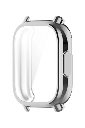 Redmi Watch 5 Active ile Uyumlu Kasa Ve Ekran Koruyucu 360 Tam Koruma Silikon Kılıf