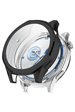 Huawei Watch Gt5 46mm ile Uyumlu Kasa Ve Ekran Koruyucu 360 Tam Koruma Silikon Kılıf