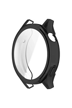 Huawei Watch Gt5 46mm ile Uyumlu Kasa Ve Ekran Koruyucu 360 Tam Koruma Silikon Kılıf