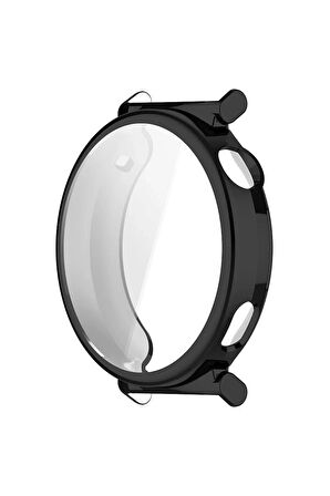 Huawei Watch Gt5 41mm ile Uyumlu Kasa Ve Ekran Koruyucu 360 Tam Koruma Silikon Kılıf