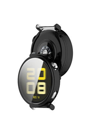 Huawei Watch Gt5 41mm ile Uyumlu Kasa Ve Ekran Koruyucu 360 Tam Koruma Silikon Kılıf