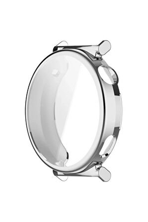 Huawei Watch Gt5 41mm ile Uyumlu Kasa Ve Ekran Koruyucu 360 Tam Koruma Silikon Kılıf