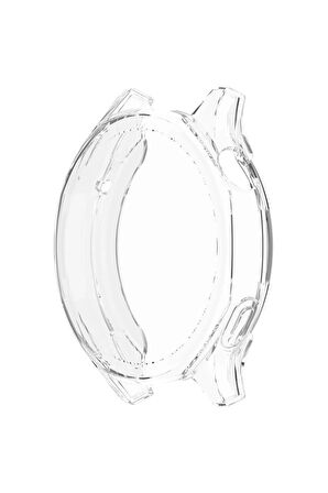Huawei Watch Gt5 46mm ile Uyumlu Kasa Ve Ekran Koruyucu 360 Tam Koruma Silikon Kılıf