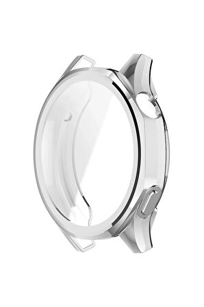 Huawei Watch Gt5 46mm ile Uyumlu Kasa Ve Ekran Koruyucu 360 Tam Koruma Silikon Kılıf