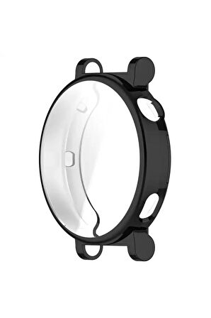 Huawei Watch Gt4 41mm ile Uyumlu Kasa Ve Ekran Koruyucu 360 Tam Koruma Silikon Kılıf