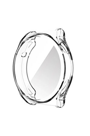 Huawei Watch Gt3 Pro 46mm ile Uyumlu Kasa Ve Ekran Koruyucu 360 Tam Koruma Silikon Kılıf