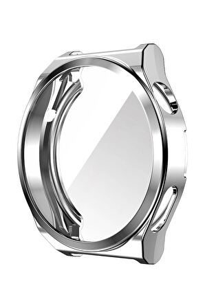 Huawei Watch Gt3 Pro 46mm ile Uyumlu Kasa Ve Ekran Koruyucu 360 Tam Koruma Silikon Kılıf