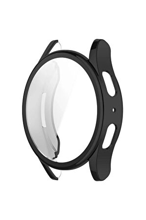 Samsung Galaxy Watch 7 44mm ile Uyumlu Kasa Ve Ekran Koruyucu 360 Tam Koruma Silikon Kılıf
