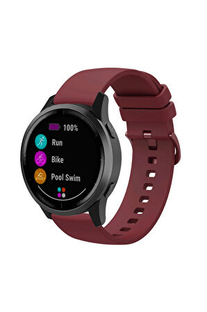 Samsung Gear Sport ile Uyumlu Kordon Jel Silikon Tokalı Kayış