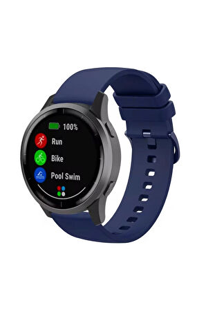 Samsung Galaxy Watch 4 5 6 FE 7 ile Uyumlu Kordon Jel Silikon Tokalı Kayış