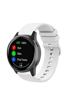 Huawei Watch Gt2 42mm ile Uyumlu Kordon Jel Silikon Tokalı Kayış