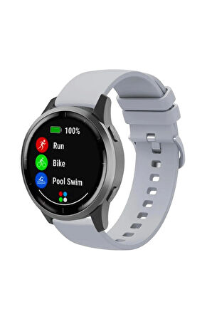 Huawei Watch Gt2 42mm ile Uyumlu Kordon Jel Silikon Tokalı Kayış