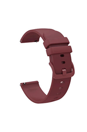 Amazfit GTR 42mm ile Uyumlu Kordon Jel Silikon Tokalı Kayış