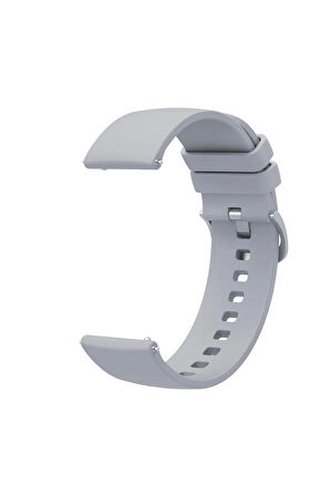 Amazfit GTR 42mm ile Uyumlu Kordon Jel Silikon Tokalı Kayış