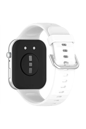 Huawei Watch Fit 3 ile Uyumlu Kordon Jel Silikon Tokalı Kayış