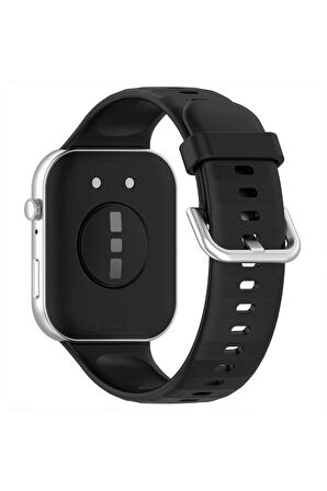 Huawei Watch Fit 3 ile Uyumlu Kordon Jel Silikon Tokalı Kayış