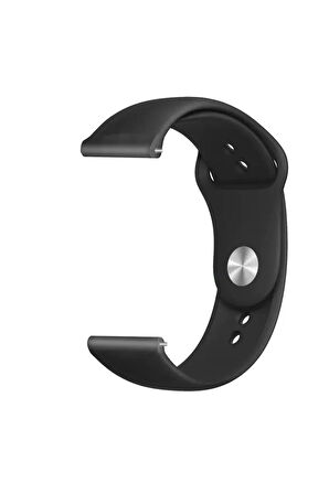 Samsung Gear S3 Frontier ile Uyumlu Yumuşak Dokulu Jel Silikon Kayış