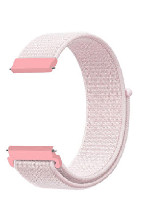 Amazfit Zeppe ile Uyumlu Kordon Kumaş Desenli Cırt Cırtlı Spor Kayış