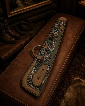Beretta Süet Orman Desen Premium 130 cm Tüfek Kılıfı
