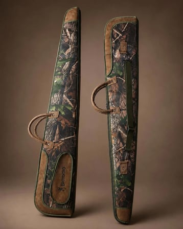 Browning Süet Orman Desen Premium 130 cm Tüfek Kılıfı