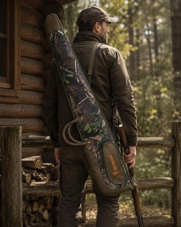 Browning Süet Orman Desen T Premium 130 cm Tüfek Kılıfı