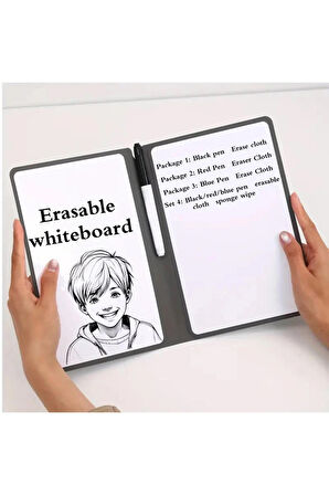 3´lü Yazı Tahtası seti - Çift Taraflı Silinebilir Beyaz Tahta Seti