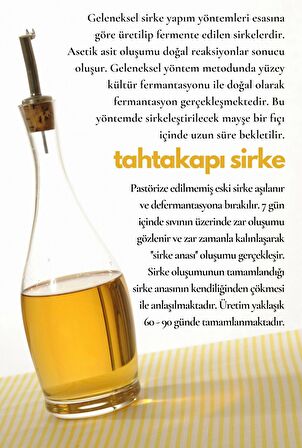 Tahtakapı Limon Sarımsak Sirkesi 500 Mililitre