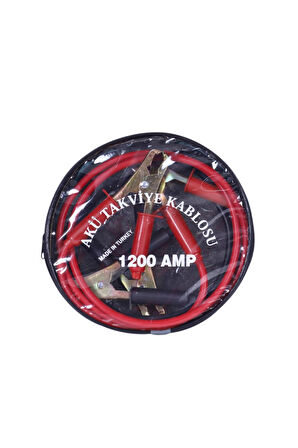 Takviyeli Trafik seti Lüx Trafik Seti Çantalı + 1200 Amper Akü Takviye Kablosu Çantalı Özel Set