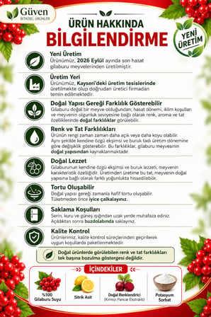 talaszade Gilaburu Suyu 5 Litre x 1 Adet - ( 2026 Eylül Üretim )
