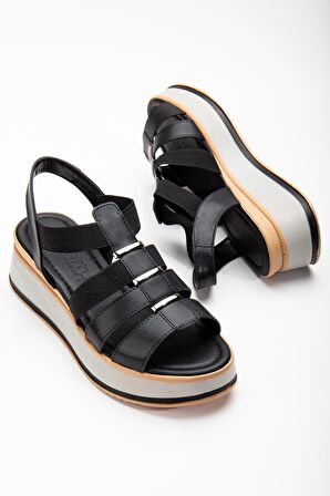 Suins Talin Model Kenarları Lastikli Sandalet