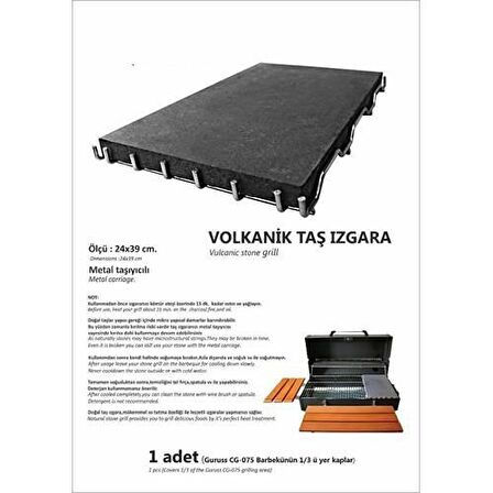 Guruss Volkanik Taş Izgara