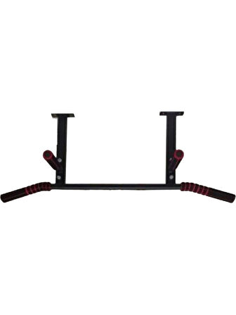 Siyah Güçlü Tavana Montaj Barfiks (80 - 100 CM)