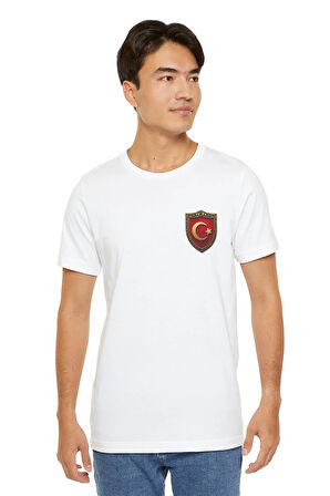 Türk Bayraklı Unisex Oversize %100 Pamuk Tişört