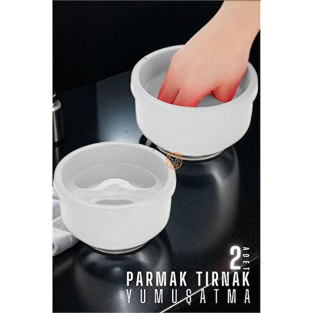 Parmak Yumuşatma 2 ADET Manikür Kasesi