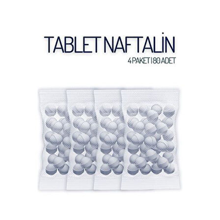 Tablet Naftalin Güve Topu Naftalin 80 Adet 718
