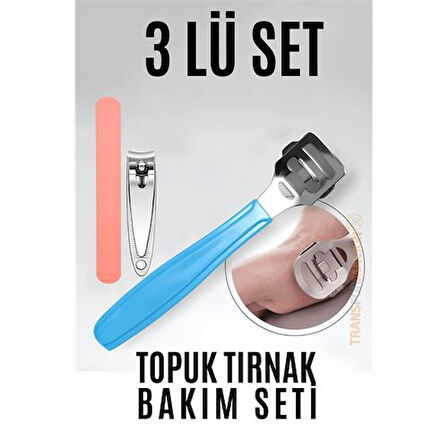 Topuk Raspa Tırnak Makası Törpü Seti Mery Solingen