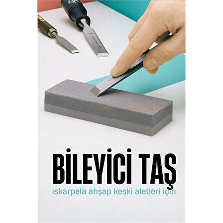 Iskarpela Ahşap Keski Oyma Aletleri Bileyici Taş 2 Taraflı