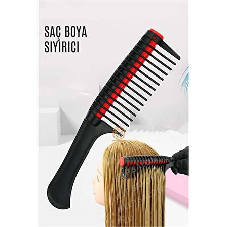 Boya Sıyırma Tarağı Profesyonel Kuaför Tarağı