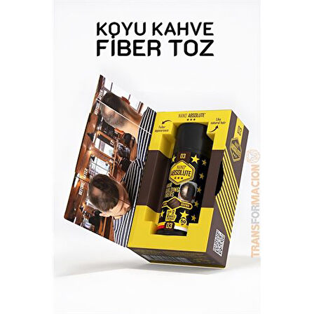 Saç Dolgunlaştırıcı Fiber Topik Toz KOYU TON KAHVERENGİ