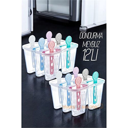 12 li Dondurma Kalıbı Meybuz Kalıbı