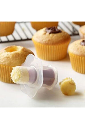 Cupcake Ve Muffin Dolgusu Için Kek Delici Delme Aparatı