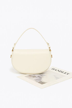 Klasik Yarım Ay El Ve Omuz Çantası