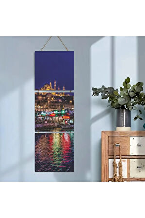 Ahşap Katlanabilir 3Lü Tablo - Tbl0095