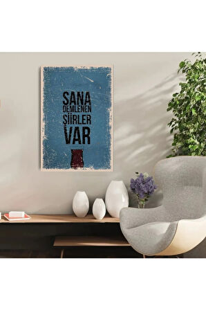 Ahşap Retro Mdf Poster , Komik Sözler , Duvar Yazıları , Manzara ,  Tarih , Edebiyat - Tbl0130